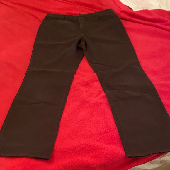 German designer Louis Feraud Brown Flared Pants - Picture 1 of 5
